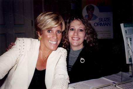 CT Professional Organizer Susan Lovallo  with Suze Orman