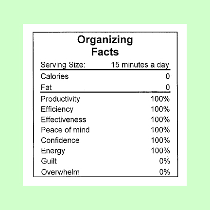 After The Holiday Thinking – Weight Loss and Organizing